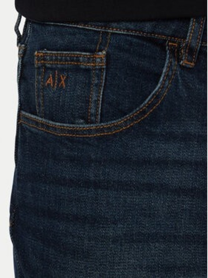 Armani Exchange Jeansy XM000049 AF14265 MB001 Granatowy Slim Fit