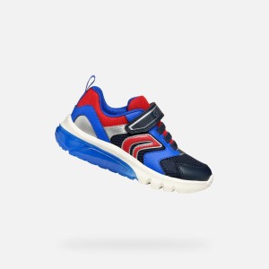 Buty GEOX J CIBERDRON BOY Niebieski