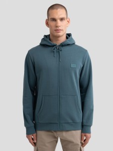 Bluza męska rozpinana z kapturem zielona Artish 304