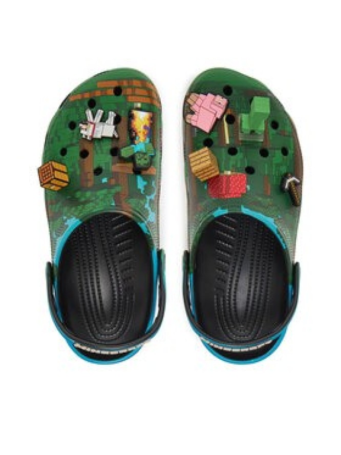 Crocs Klapki Minecraft Cls Clg 210829 Kolorowy