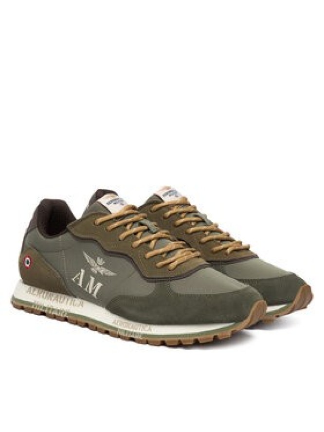 Aeronautica Militare Sneakersy 252SC0320UPL00313 Zielony