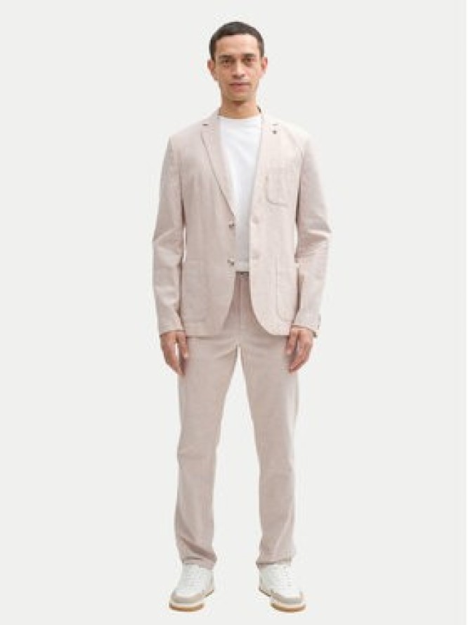 Tom Tailor Marynarka 1045065 Beżowy Regular Fit