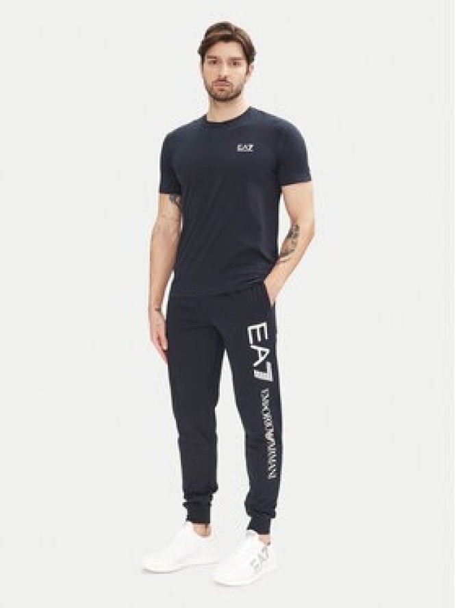 EA7 Emporio Armani Spodnie dresowe 7M000571 AF13512 MB149 Granatowy Regular Fit