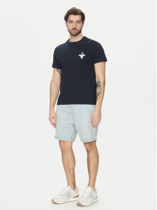 Guess Jeans T-Shirt M5GI55 K8FQ4 Granatowy Regular Fit