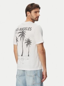 Jack & Jones T-Shirt Calm 12297701 Biały Regular Fit
