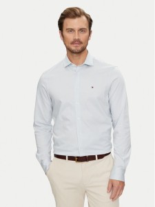 Tommy Hilfiger Koszula MW0MW35805 Błękitny Slim Fit