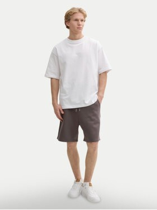 Tom Tailor Denim Szorty sportowe 1045584 Szary Regular Fit