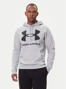 Under Armour Bluza Ua Rival 1357093 Szary Regular Fit