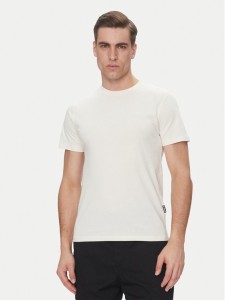 Schott NYC T-Shirt Tsstuarts Biały Standard Fit