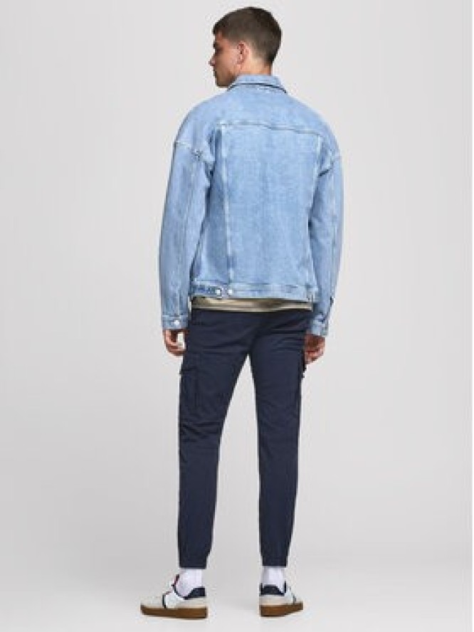 Jack & Jones Spodnie materiałowe Paul 12169582 Granatowy Tapered Fit