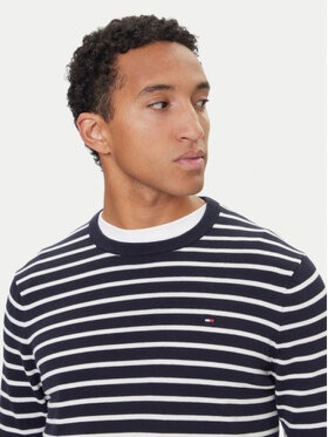 Tommy Hilfiger Sweter Essential Ssnl MW0MW39999 Granatowy Regular Fit