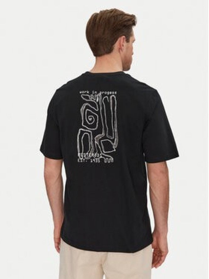 Resteröds T-Shirt Tas 20251 2030 Czarny Regular Fit