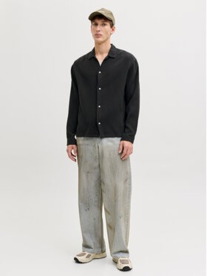 Jack & Jones Koszula Nantucket 12291804 Czarny Relaxed Fit