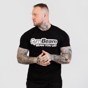 Koszulka męska fitness z krótkim rękawem Beam