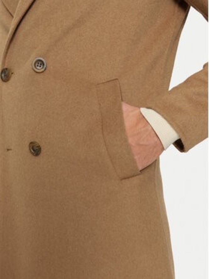Guess Płaszcz wełniany M4BL47 WGJU2 Beżowy Regular Fit