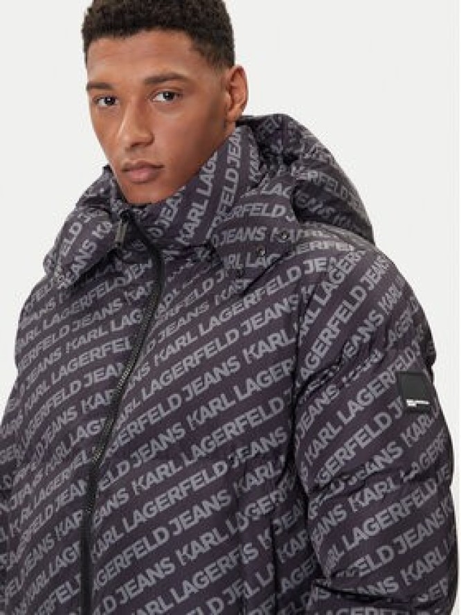 Karl Lagerfeld Jeans Kurtka zimowa A4M15062 Czarny Regular Fit