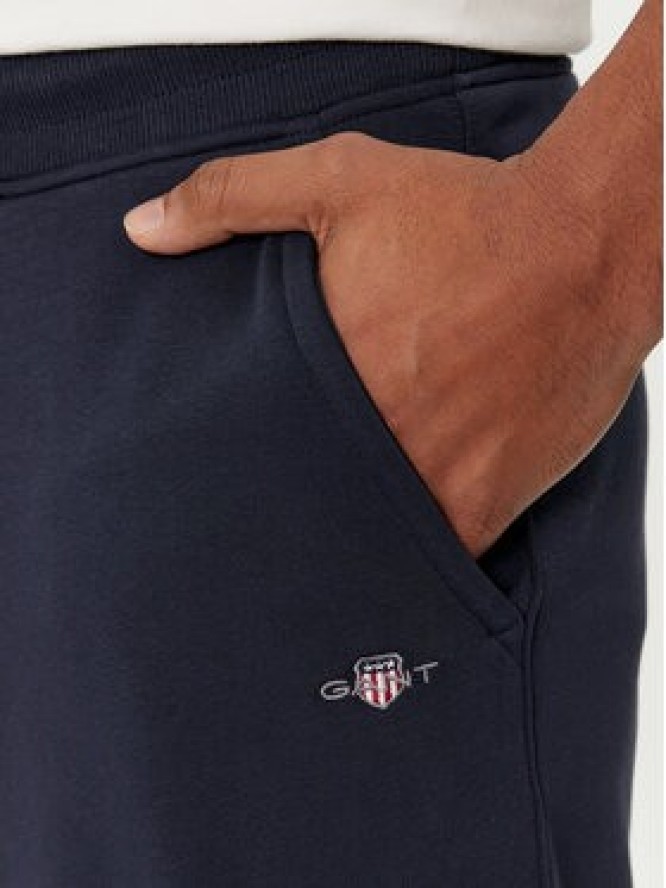 Gant Spodnie dresowe Shield 2009026 Granatowy Regular Fit