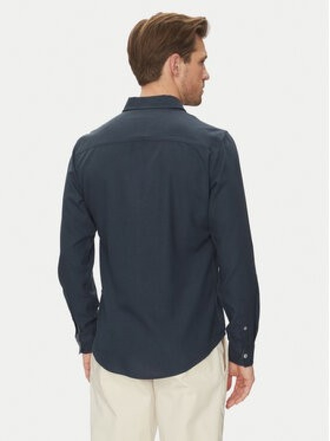 Blend Koszula 20717859 Granatowy Regular Fit