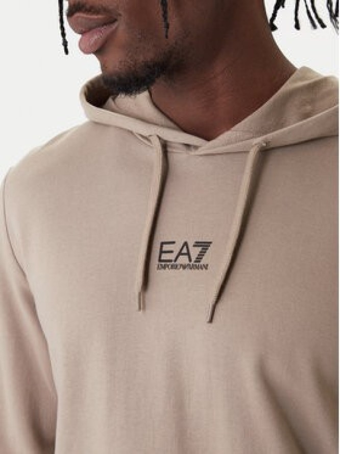 EA7 Emporio Armani Bluza 8NPM32 PJVRZ U6167 Beżowy Regular Fit