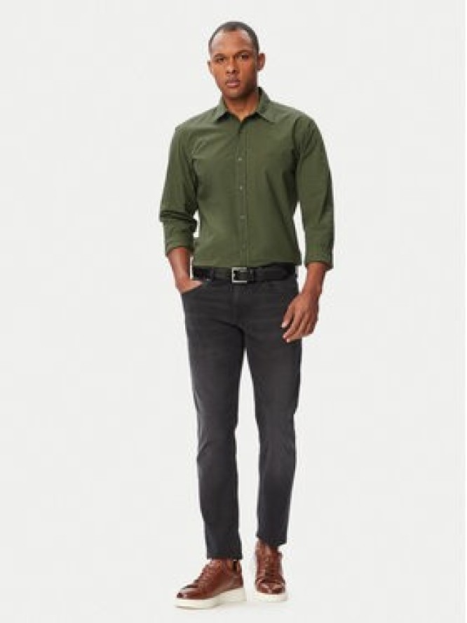 BOSS Koszula Relegant_6_M 50518304 Zielony ciemny Regular Fit