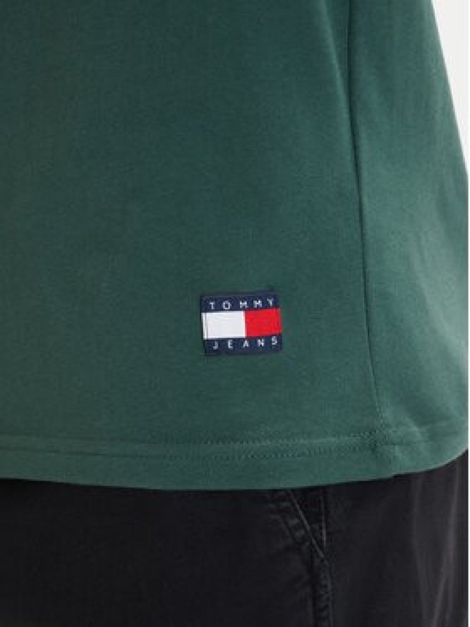 Tommy Jeans T-Shirt DM0DM22551 Zielony Regular Fit