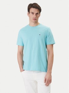Tommy Hilfiger T-Shirt Ess Seasonal MW0MW39995 Turkusowy Regular Fit