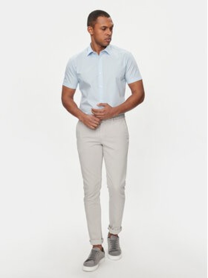 Jack & Jones Koszula Joe 12195062 Błękitny Slim Fit