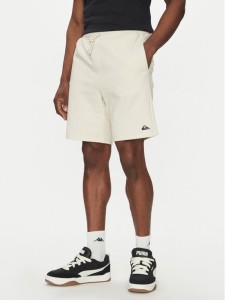 Quiksilver Szorty sportowe EQYFB03372 Écru Regular Fit