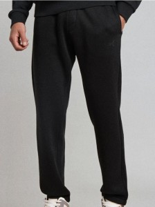Spodnie straight fit - czarny
