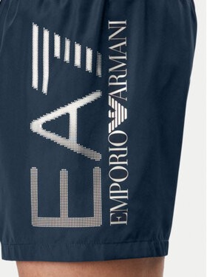 EA7 Emporio Armani Szorty kąpielowe 7M002001 AF14497 MB010 Granatowy Regular Fit