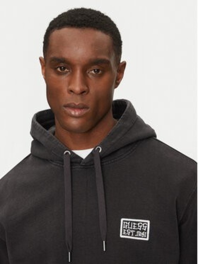 Guess Bluza M5RQ04 KC2B1 Czarny Regular Fit