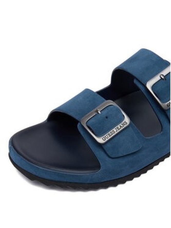 Guess Jeans Klapki EO-KANSAS-01 126AM Niebieski