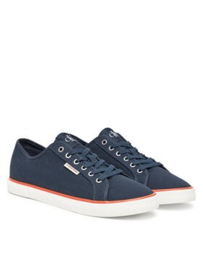 Calvin Klein Jeans Tenisówki Ess Vulc Low Mg Cv YM0YM01301 Granatowy