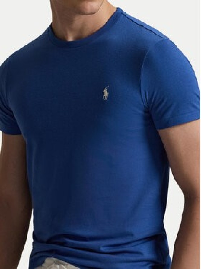 Polo Ralph Lauren T-Shirt 710671438537 Niebieski Custom Slim Fit