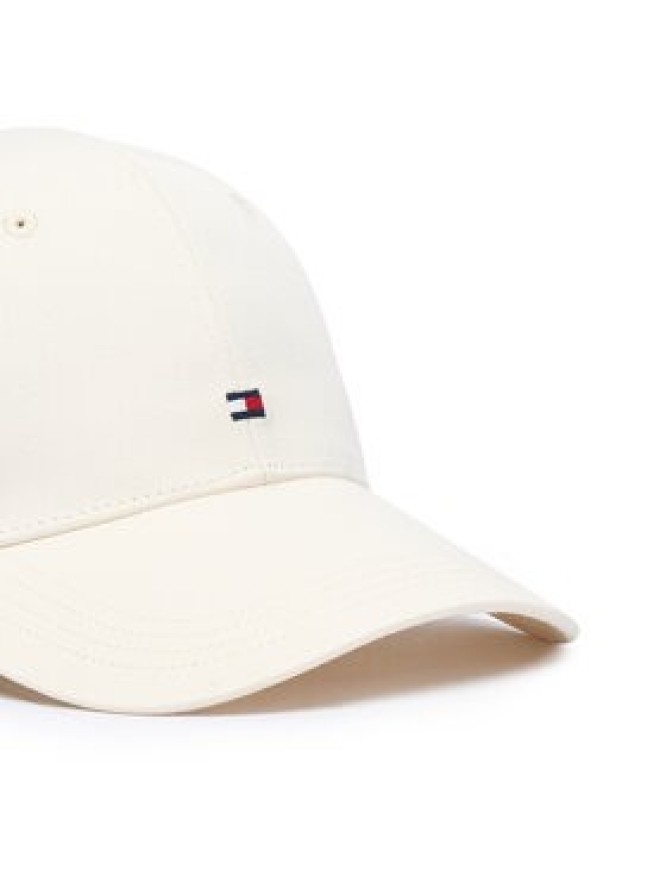 Tommy Hilfiger Czapka z daszkiem Th Flag AM0AM13008 Kremowy