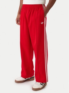 adidas Spodnie dresowe adicolor KE3498 Czerwony Loose Fit