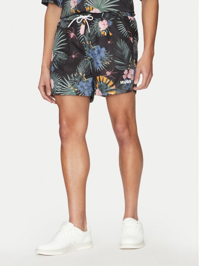 HUGO Szorty kąpielowe Calala 50510061 Czarny Regular Fit