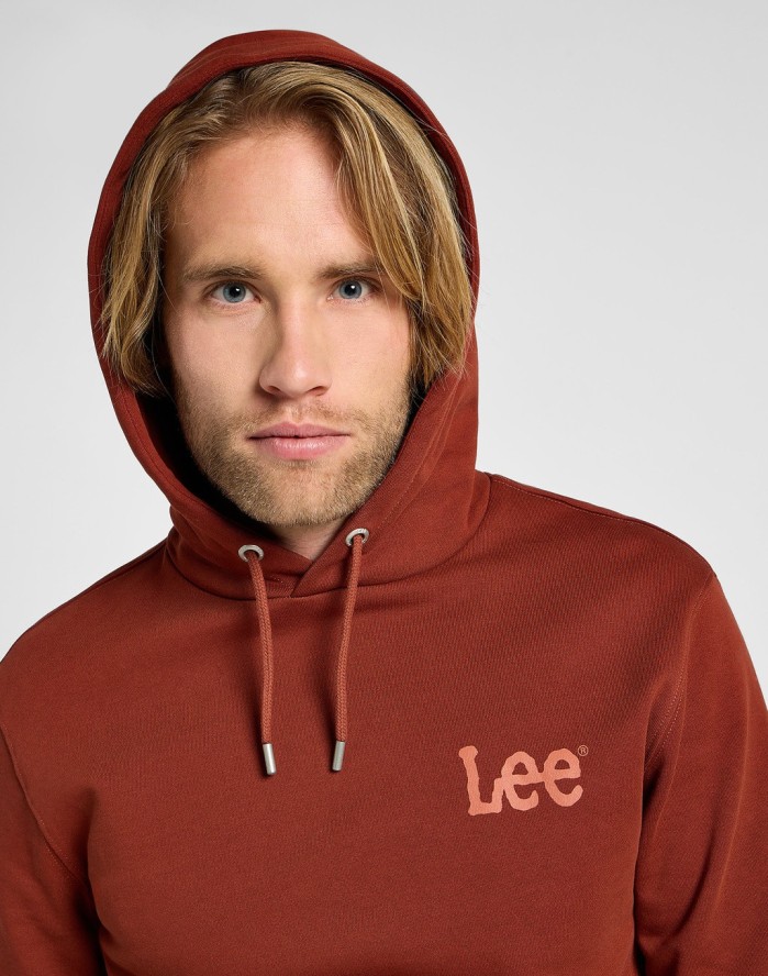 LEE MĘSKA BLUZA LEE WOBBLY LEE HOODIE SWEET MAPLE 112358006