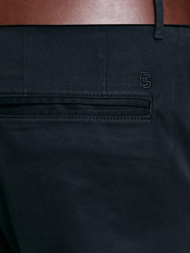 Spodnie męskie chinosy czarne Trevor 906