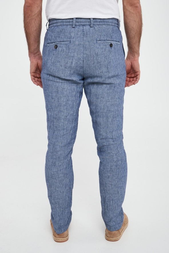 Spodnie męskie lniane PAUL&SHARK