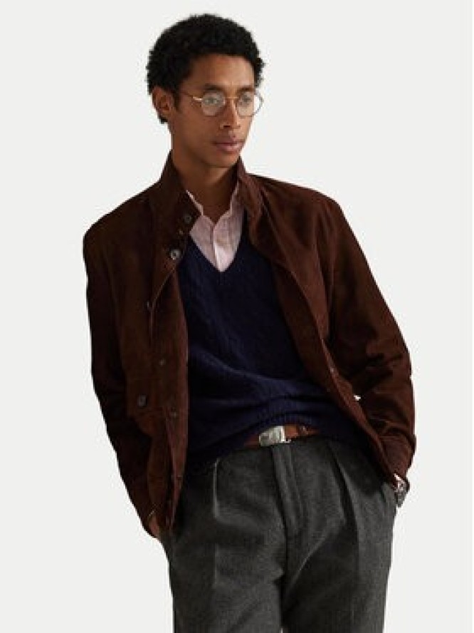 Polo Ralph Lauren Sweter 710974166001 Granatowy Regular Fit