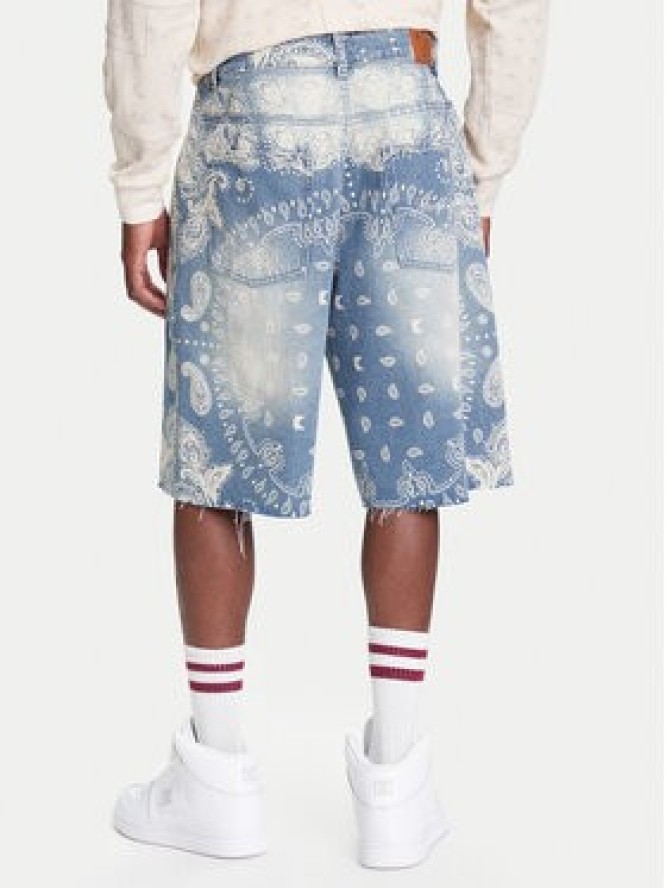 Karl Kani Szorty jeansowe Paisley PD00005502 Niebieski Regular Fit
