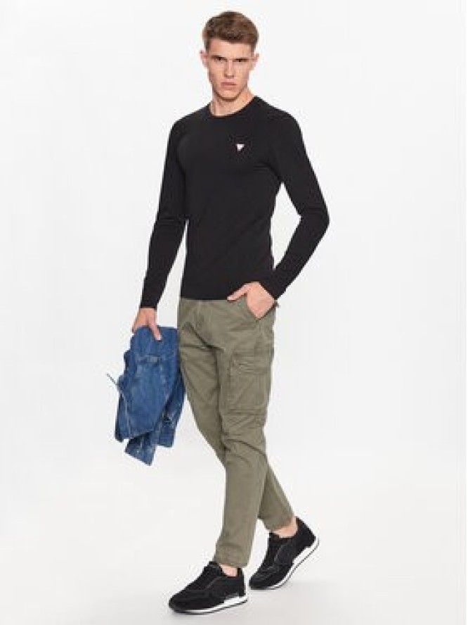 Guess Longsleeve M2YI28 J1314 Czarny Slim Fit