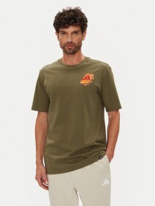 adidas T-Shirt Food Peanut Butter & Jelly Graphic JW4342 Khaki Regular Fit