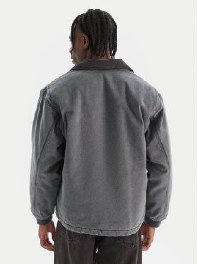 Quiksilver Kurtka jeansowa Shaper Pad EQYJK04174 Szary Regular Fit