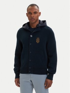 Aeronautica Militare Kurtka przejściowa 261AM1387UL00933 Granatowy Regular Fit