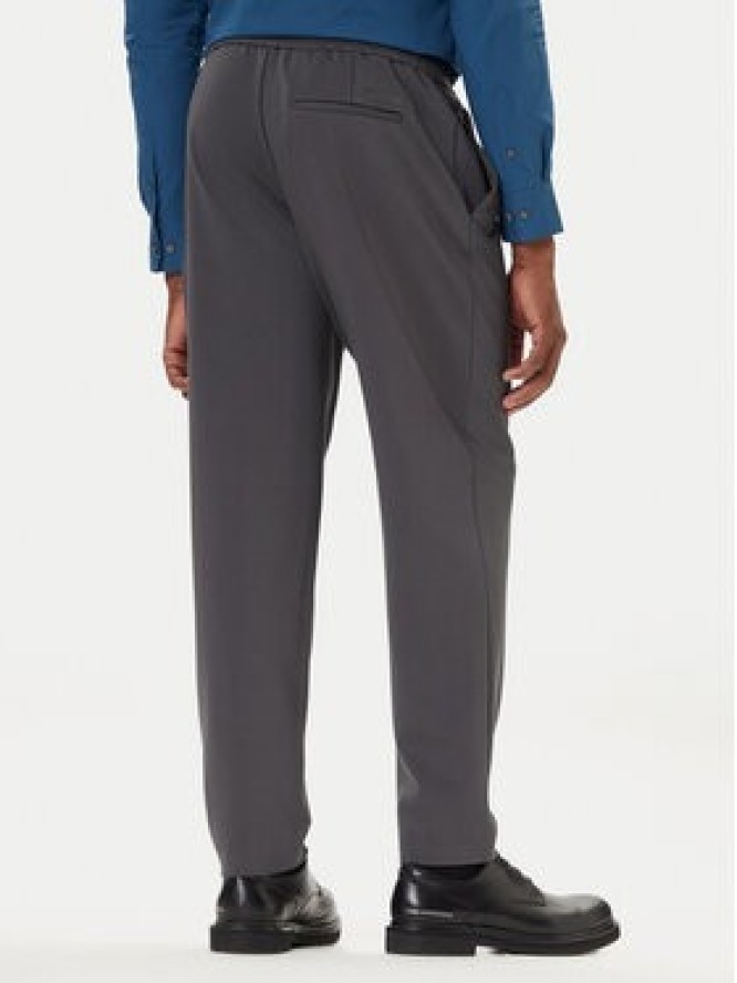 Calvin Klein Chinosy LV04LE613G Szary Slim Fit