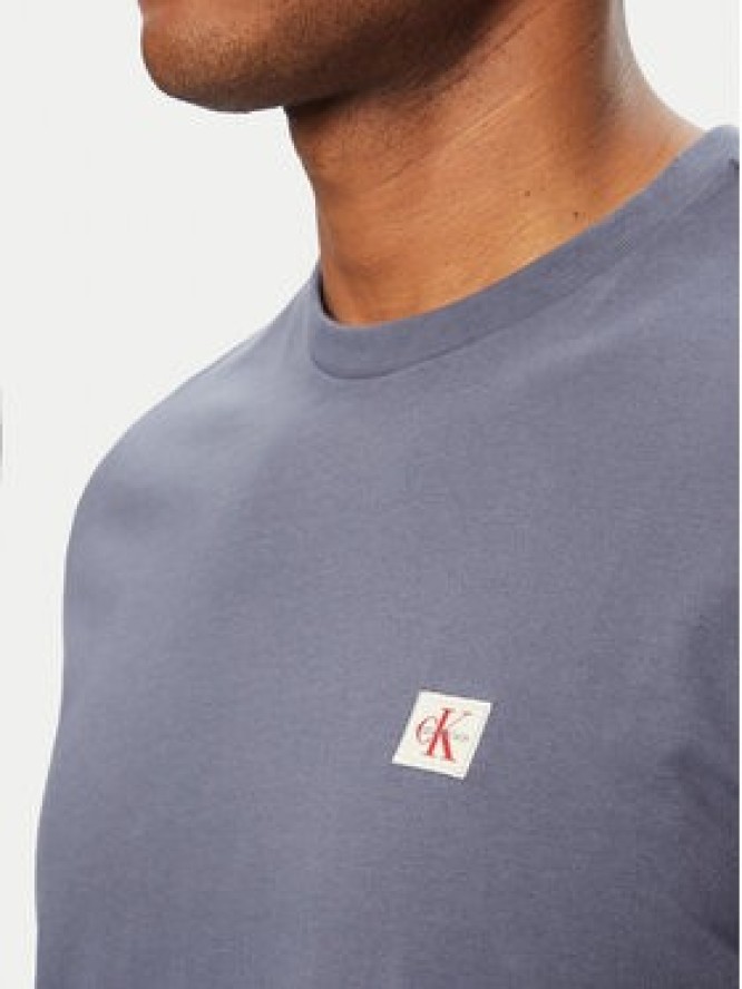 Calvin Klein Jeans T-Shirt LV04RC272G Niebieski Regular Fit