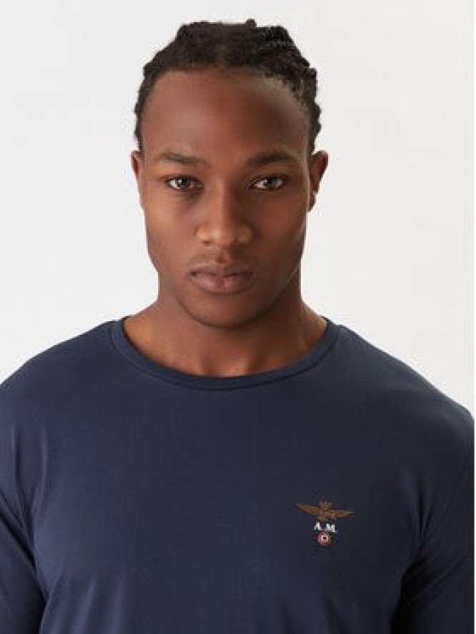 Aeronautica Militare Komplet t-shirtów AM1UTI001B Granatowy Regular Fit