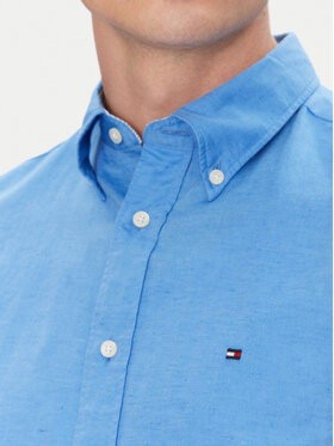Tommy Hilfiger Koszula MW0MW40703 Niebieski Regular Fit